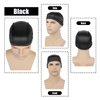 3PCS Silky Durags with Double Sided Brush for Men Wave, Satin Doo Rags for 360, 540, 720 Waves, Award 1 Wave Cap, Ideal Gifts for Christmas (blue+white+black)