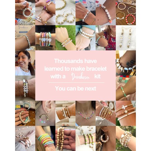 Deinduser Bracelet Making Kit 7200 Pcs Clay Beads for Friendship Bracelet DIY Jewelry Making Polymer Heishi Beads with Charms Gifts for Adults for Girls Crafts Ages 8-12