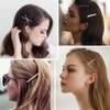 Andelaisi Boho Viking Celtic Knot Hair Stick Hairpin Vintage Infinity Hair Slide Hair Clip Gold Hair Sticks Metal Long Bun Holder Clip Alloy Hair Accessories for Women and Girls Headdress