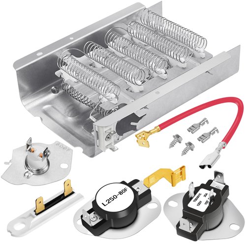 W10724237 Dryer Heating Element for Whirlpool Maytag Centennial Kenmore 70 80 Series Roper Amana 279838 3403585 Wed4815ew1 Ned4655ew1 Medc215ew1
