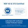 AQUA CREST 644845 Refrigerator Water Filter Replacement for Bosch® Ultra Clarity® 644845,9000077104, 9000194412, B26FT70SNS, B22CS80SNS, B22CS50SNS, Haier 0060820860, Miele KWF1000, 3 Filters