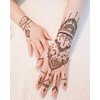 DIVAWOO 12 Sheet Henna Tattoo Stencils, Hand Temporary Tattoo Stickers, Indian Arabian Self Adhesive Tattoo Templates