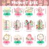 Liliful 12 Pcs Tea Party Decorations Floral Teapot Cake Tea Party Honeycomb Centerpieces Princess Tea Party Supplies Table Tea Party Decor for Birthday Baby Shower Wedding Favors Girls Women