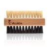 Shoe Cleaning Brush/Scrub Brush by Alloda - [Upgrade] Protect Double Sided Soft & Hard Sneaker Cleaner Brush by 100% Boar & Nylon Bristle