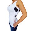 AC Undercover Women's Concealed Carry Tank Top - Compression Clothing with Holster - Stylish and Secure Gun Holster Shirt for Women - Tactical and Everyday Use - Size Small, 1 Pack, White