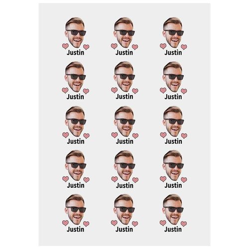 Custom The Groom Face Temporary Tattoos Adult, Personalized Fake Tattoos for Funny Bachelorette P...