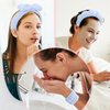 ATROCH Sponge Spa Headbands & Wristband Set,Puffy Makeup Headband Set for Washing Face,Soft Towel Skin Care Head Band,Cute Hair Band Shower 4 Pcs