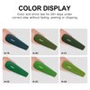 beautilux Hema-Free Green Gel Nail Polish Set- 6 Pcs Emerald Green Dark Green Gel Polish Color Soak Off LED Gel Nail Manicure for Women Girls
