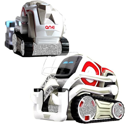 IPG for Cozmo Robot Face Screen Guard Decoration KIT Include Wheels&Body Set 7 Units Decals+2 Units Screen Protector (White Glitter)