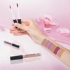 pomcral 6 Color Matte Lip gloss Sets Velvet Lip Glaze Moisturizing Waterproof Nude Lipgloss Tint Long Lasting Lipgloss Liquid Lipstick Kit