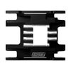 INJORA Skid Plate CNC Aliuminum Transmission Mount for TRX4M 1/18 RC Crawler Car Upgrade Parts,16g (Black)