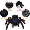 Aerbee RC Spider Tarantula, Wireless Remote Control High Simulation Spider Toy with Glowing Eyes, Perfect for Joke Game Kids Playing