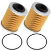 OCEAIR 420956123 X3 Oil Filter for Can Am Maverick X3 2017-2023 Max Turbo R RR 2019-2023 Renegade 1000r Ryker STD 600 900 ACE Ski-Doo Sea-Doo 2 Up 3 Up SBT 36-115#420956120 Includes O-Rings Pack of 2