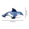 Cute Ocean Killer Whale Hair Clip,Acetate Claw Clips,Hair Clips for Women,Royal Blue