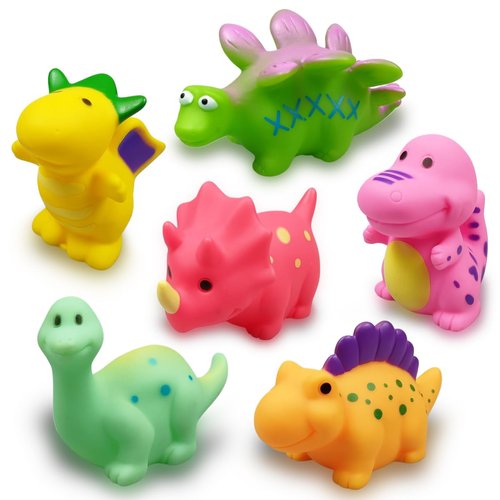Anditoy 6 Pack Dinosaur Bath Toys Christmas Toys for Kids Toddlers Boys Girls Christmas Stocking Stuffers Gifts