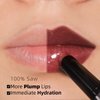KIMUSE Juicy & Glowy Lip Balm Duo, Vegan Lip Gloss, Moisturizing Solid Lipstick, Lip Plumper for Long-wearing, Cruelty-Free