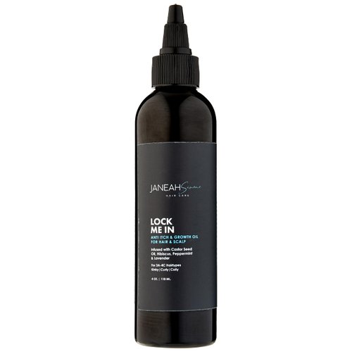 Lock Me In Anti Itch & Growth Oil, rosemary, hair and scalp oil, tea tree oil, sunflower oil, safflower oil, for textured hair, for all hair types, hair strengthening oil, daily oil