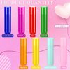 128 Pieces Lip Balm Tubes 5 ml Refillable Rotatable Plastic Lipstick Tubes Empty Lip Gloss Balm Containers DIY Lip Gloss Balm Tube Holder for DIY Cosmetic, 8 Colors