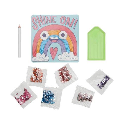 Ooly Razzle Dazzle DIY Mini Gem Art Kit - Rad Rainbow
