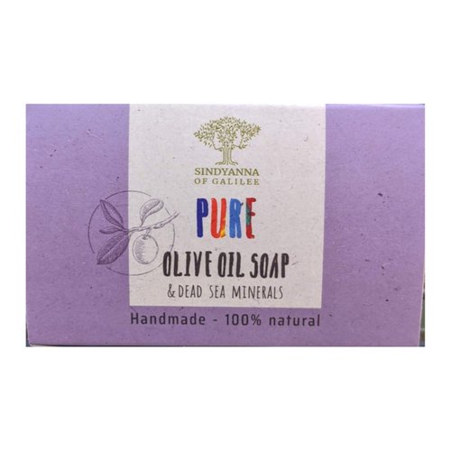 SINDYANNA OF GALILEE Fair Trade Extra Virgin Olive Oil Bar Soap, Handmade, Natural (Dead Sea)
