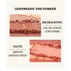MAEPEOR Matte Face Blush 8 Colors Lightweight Natural Look Face Blush Long-Lasting and Highly Pigmented Powder Blush for Cheeks (Color 03)