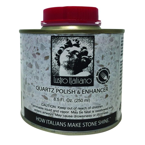 Lustro Italiano Quartz Countertop Polish and Enhancer, 8.5 Fl. Oz