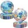 80 Pcs Under The Sea Party Supplies Ocean Disposable Paper Plates Napkins Forks Dinnerware for Underwater World Sea Life Theme Baby Shower 1st 2nd 3rd 4th Birthday Party Decorations