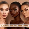 6 Colors Correcting Concealer Palette, Waterproof Long Lasting Full Coverage Contouring Foundation Concealer Palette, Makeup Cream Contour Highlighting Concealer Palette Makeup Kit with Brush（#01）