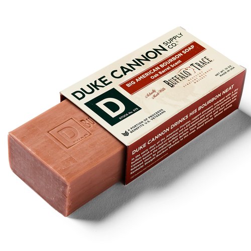 Duke Cannon Supply Co. Big American Bourbon Bar Soap, Bourbon Oak Barrel, 10 oz (2 Pack)