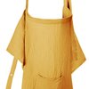 Wimst Muslin Nursing Cover Breastfeeding for Women, Soft and Breathable Breastfeeding Cover with Rigid Hoop for Nursing Apron (Mustard Yellow)