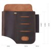 VIPERADE PJ15 Multitool Sheath for Belt, EDC Leather Sheath, Leather Flashlight Holster, EDC Belt Organizer, Leather EDC Pocket Organizer with Key Holder, Flashlight Sheath