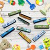 10 Sets Harmonica with Organza Gift Bags Music Party Favors 16 Holes Cartoon Harmonica Musical Instrument for Musical Party Gift Harmonica Beginner Kid Musical Instrument Toys (Style 3)