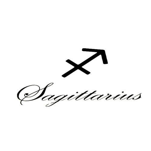 Simply Inked Astrology Temporary Tattoo Designs (Sagittarius)