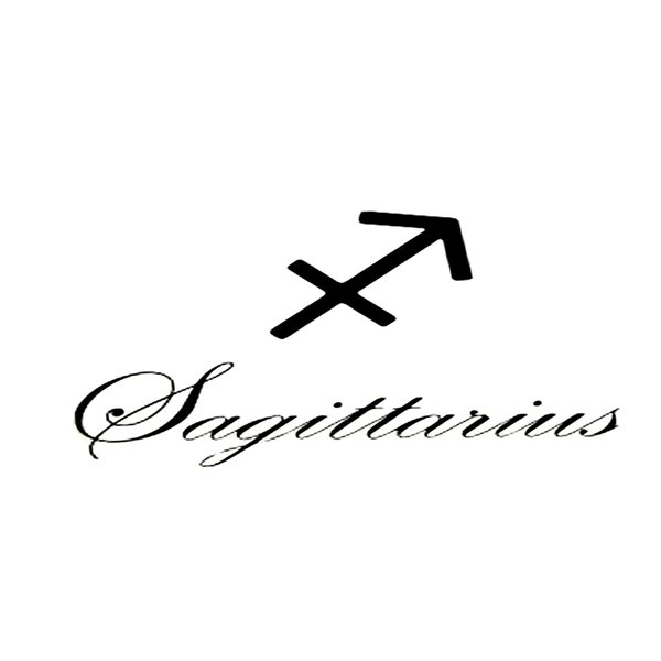 Simply Inked Astrology Temporary Tattoo Designs (Sagittarius)
