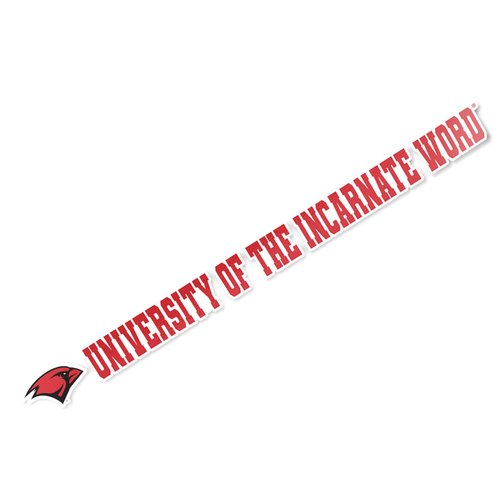 Desert Cactus University of The Incarnate Word Sticker UIW Cardinals Name Logo Vinyl Decal Laptop Water Bottle Car Scrapbook (15 Inch Sticker)