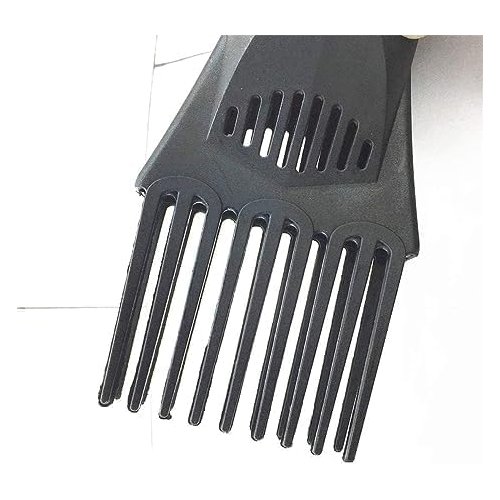 JJLFresheners Hair Dryer Comb Nozzle, Black, Universal Size Plastic, For Straightening, Detangling, Styling Fine Hair, Hair Salon Tool