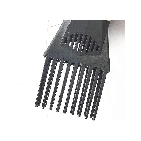 JJLFresheners Hair Dryer Comb Nozzle, Black, Universal Size Plastic, For Straightening, Detangling, Styling Fine Hair, Hair Salon Tool