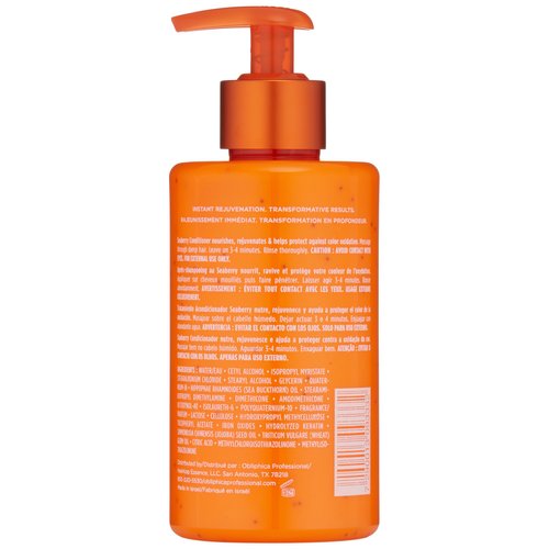 Obliphica Seaberry Conditioner for Fine & Medium Hair - Frizz Free, Nourished, and Damaged Repaired Hair - Hair Mask & Treatment for Dry Hair and Growth - 10 Ounce