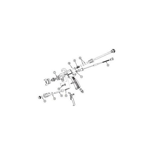 BINKS 6-229 Extension, Springs, GASKETS
