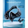 Snorkeling Gear for Adults, Kwambiri Dry-Top Snorkel Set, 181°Panoramic Wide View Diving Mask Breathing Freely Snorkel Mask for Snorkeling Scuba Diving Swimming Travel（Adults）