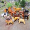 SNDAUPDAY 12PCS Mini Dog Figurines Toy Set, Realistic Plastic Puppy Figures Playset, Hand Painted Mini Dog Figures Animals Toy - Cake Toppers Easter Eggs Christmas Birthday Gift for Kids Toddlers