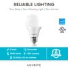 LUXRITE A19 LED Light Bulb 60W Equivalent, 3000K Soft White Dimmable, 800 Lumens, Standard LED Bulb 9W, E26 Base, Energy Star, Enclosed Fixture Rated, Perfect for Lamps and Home Lighting (4 Pack)