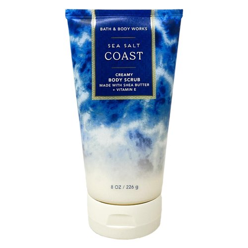 Bath & Body Works Sea Salt Coast Body Scrub with a Natural Oats Sample Soap - Full Size