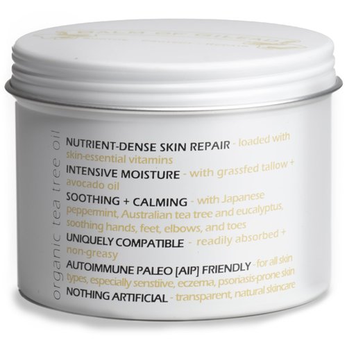 BALM OF GILEAD Tea Tree with Eucalyptus Foot Cream - Intensive Moisture and Healing, Foot Care and Body, Skin Soothing Cream - Eczema, Ringworm, Dry, Chaffed Skin, Nail, Toe Fungal Infections