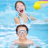 COOLOO Kids Swim Goggles for Age 3-15, 2 Pack Kids Goggles for Swimming with Nose Cover, No Leaking, Anti-Fog, Waterproof