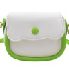 AMPOSSTO Kids Purse Small Crossbody Bag for Girls Little Girls Cute Wristlet Handbag Mini Shoulder Bag Green