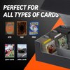 BlissBoard Magic Cards Storage Box, MTG Card Storage, Leather Magnetic Card Storage Box with 8 PCS Card Dividers, Holds 1800+ Sleeved Cards for Magic Commander, MTG, YGO, PKM and Sports Cards