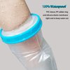 Tideshake - 100% Waterproof Leg Cast Cover for Showering, Reusable Adult Short Leg Cast Protector, Cast Covers for Shower Leg, Cast Bag for Shower, Cast Cover for Showering Foot