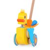 Battat – Waddling Push Toy – Wooden Duck – Walks & Flaps – Silly Sounds & Bobble Head – 12 Months + – Quack & Go Duck