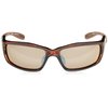 Crossfire 2117 Infinity Premium Safety Glasses, HD Brown Mirror Lens - Brown Frame